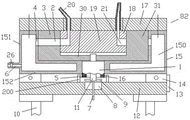 Dry type transformer device with air inlet control valve