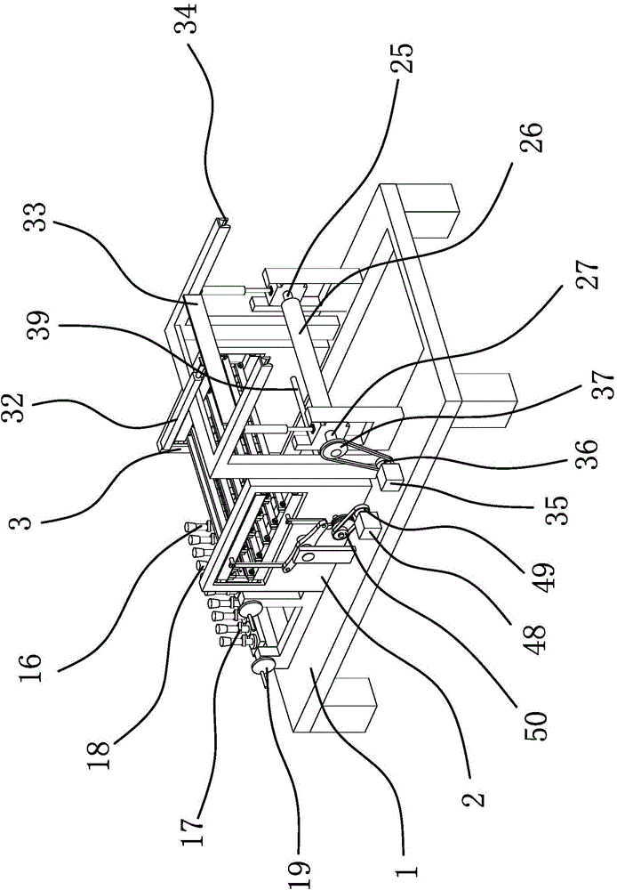 Transmission equipment for jacquard fabric