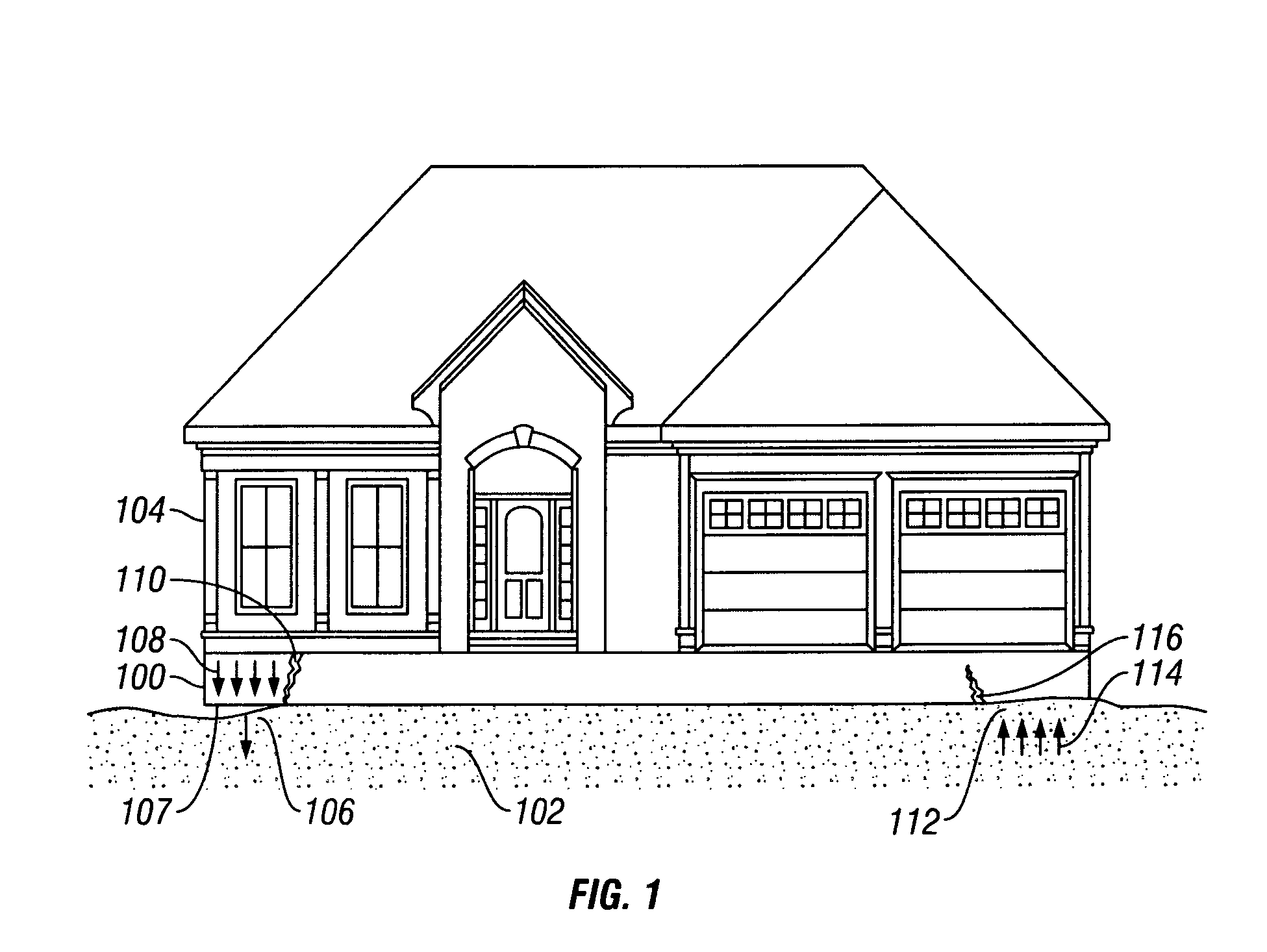 Foundation lifting assembly and method of use