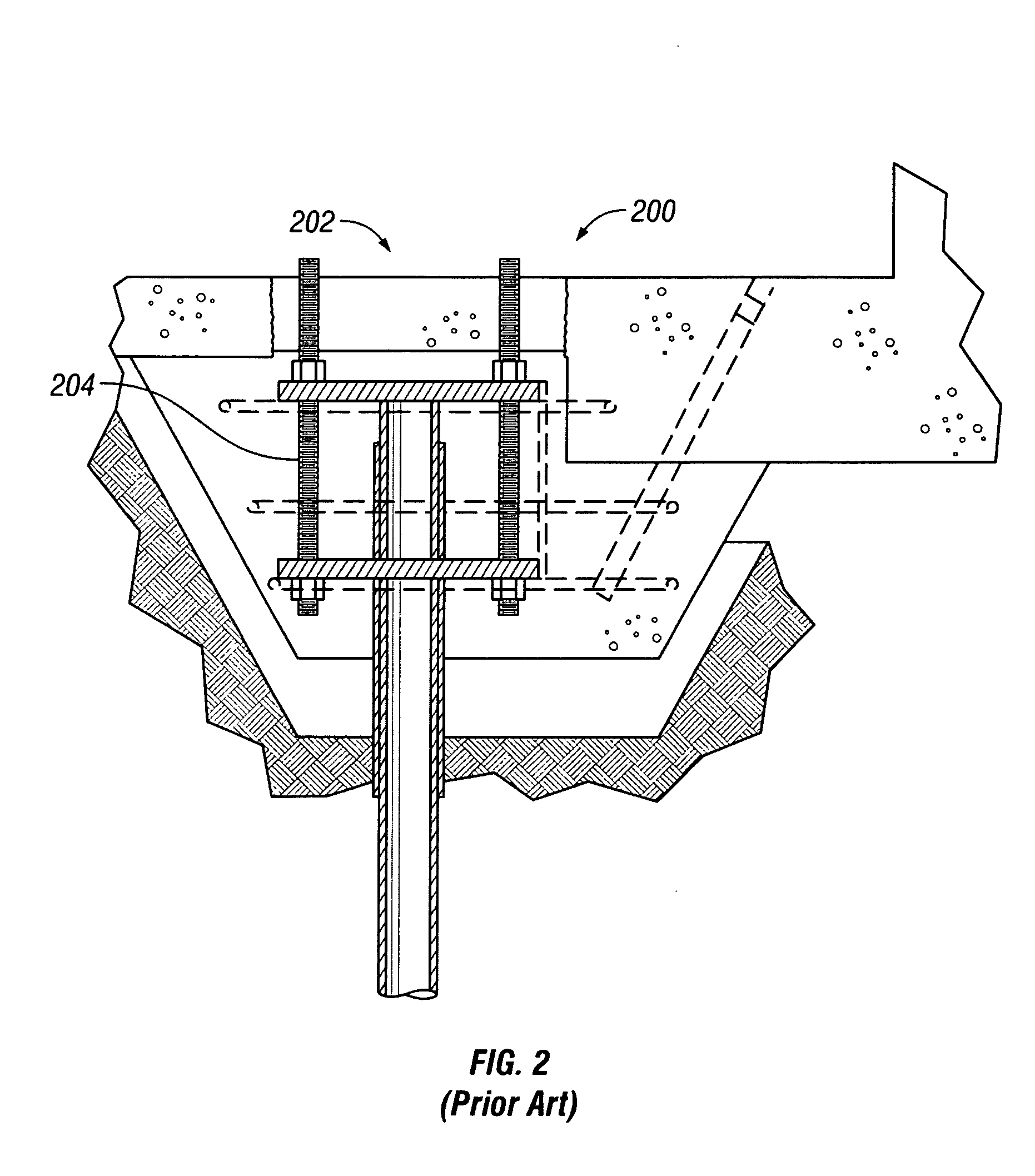 Foundation lifting assembly and method of use