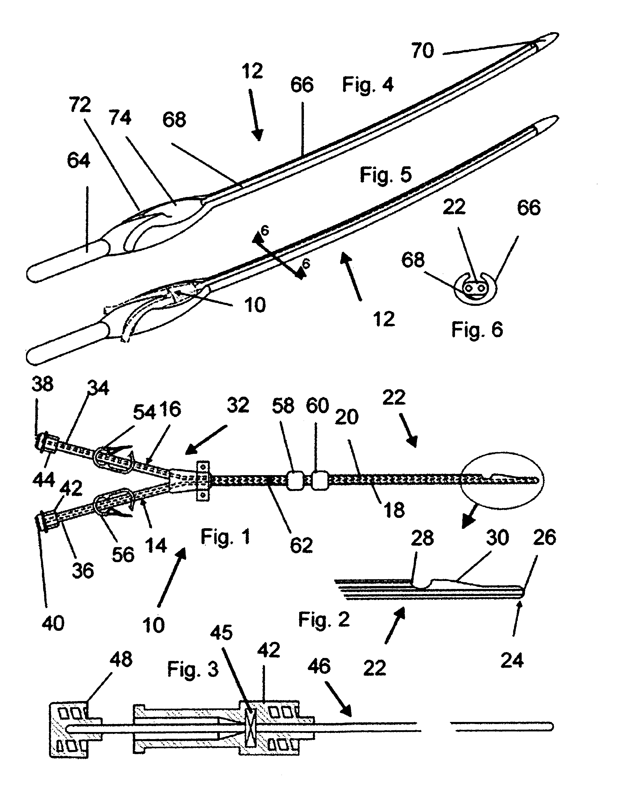 Catheter and tunneling device therefor