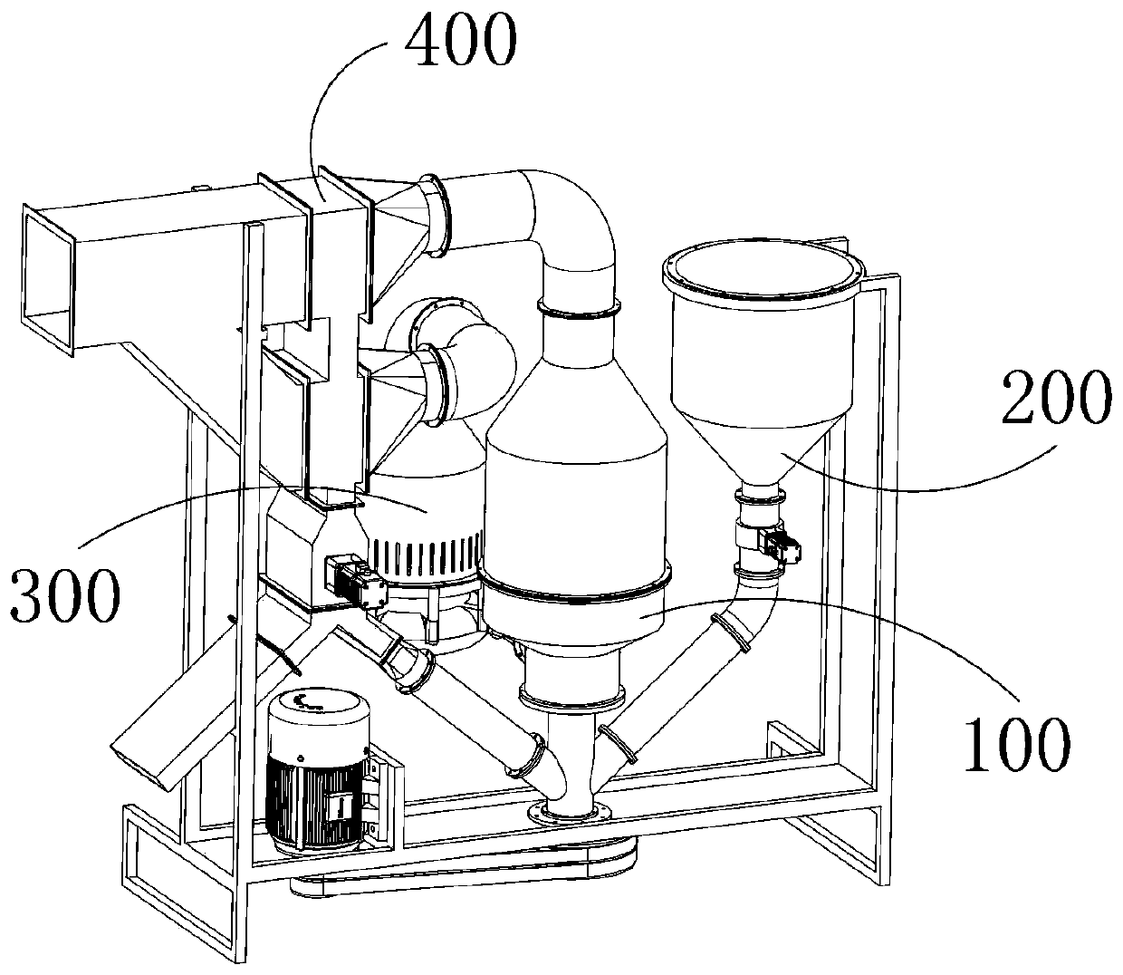 Internal circulation dryer applied to drying and dehumidifying rice and other grains