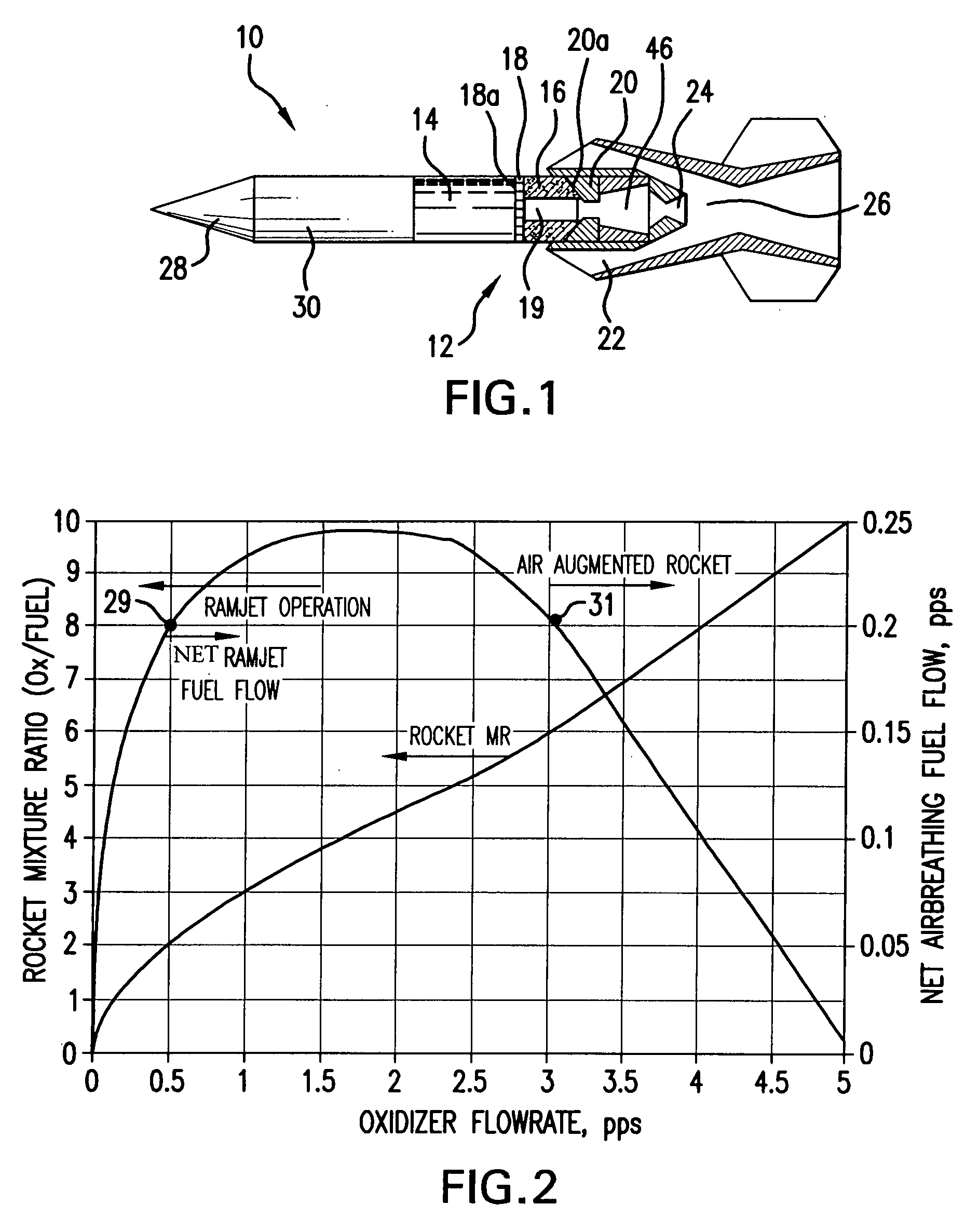 Combined cycle missile engine system