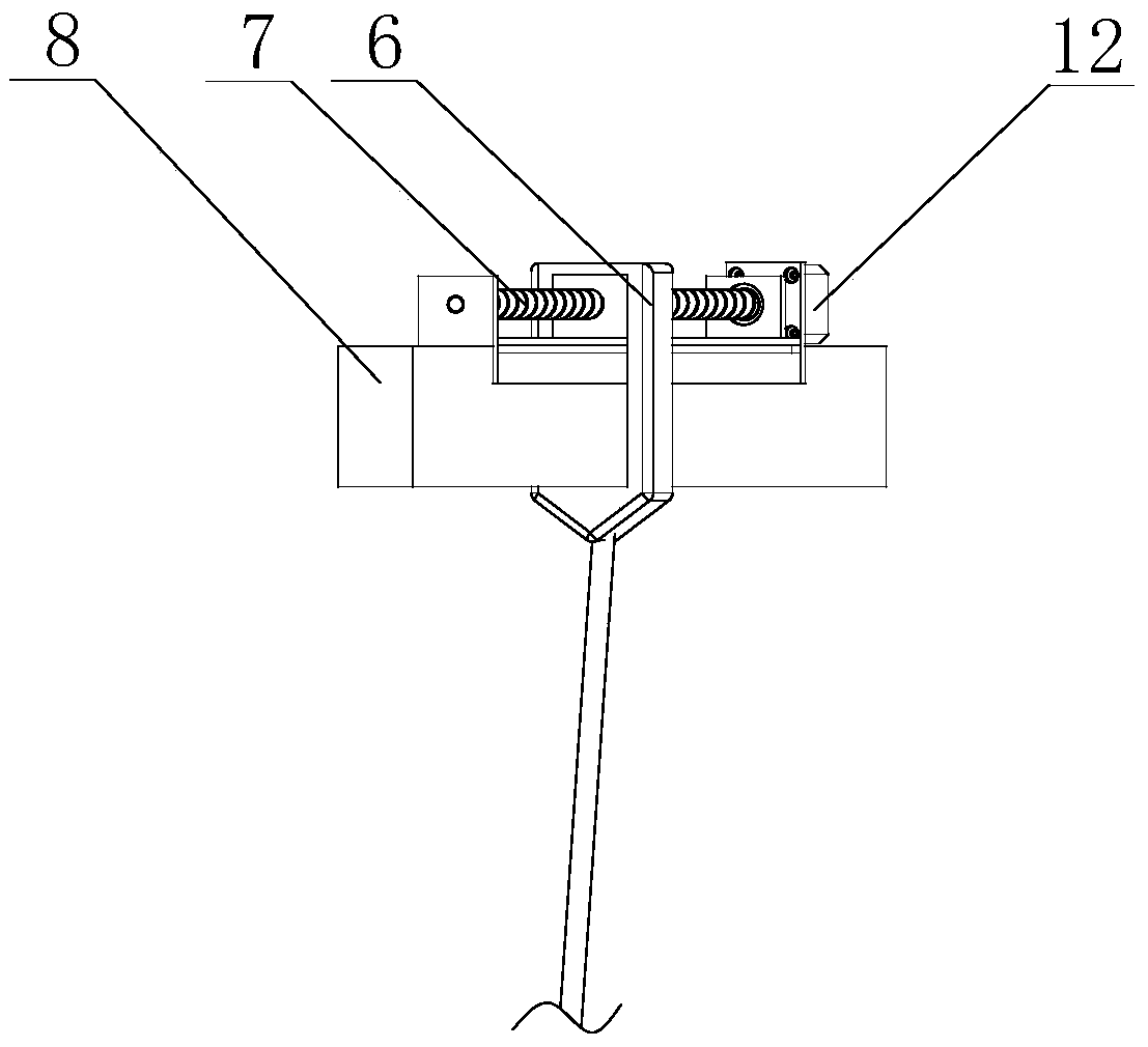 Steering device and steering adjusting method for tension pay-off construction