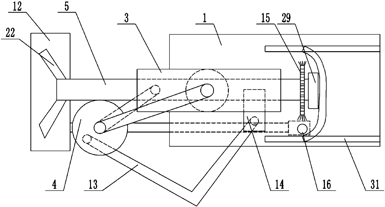 Grinding device for curved iron plate