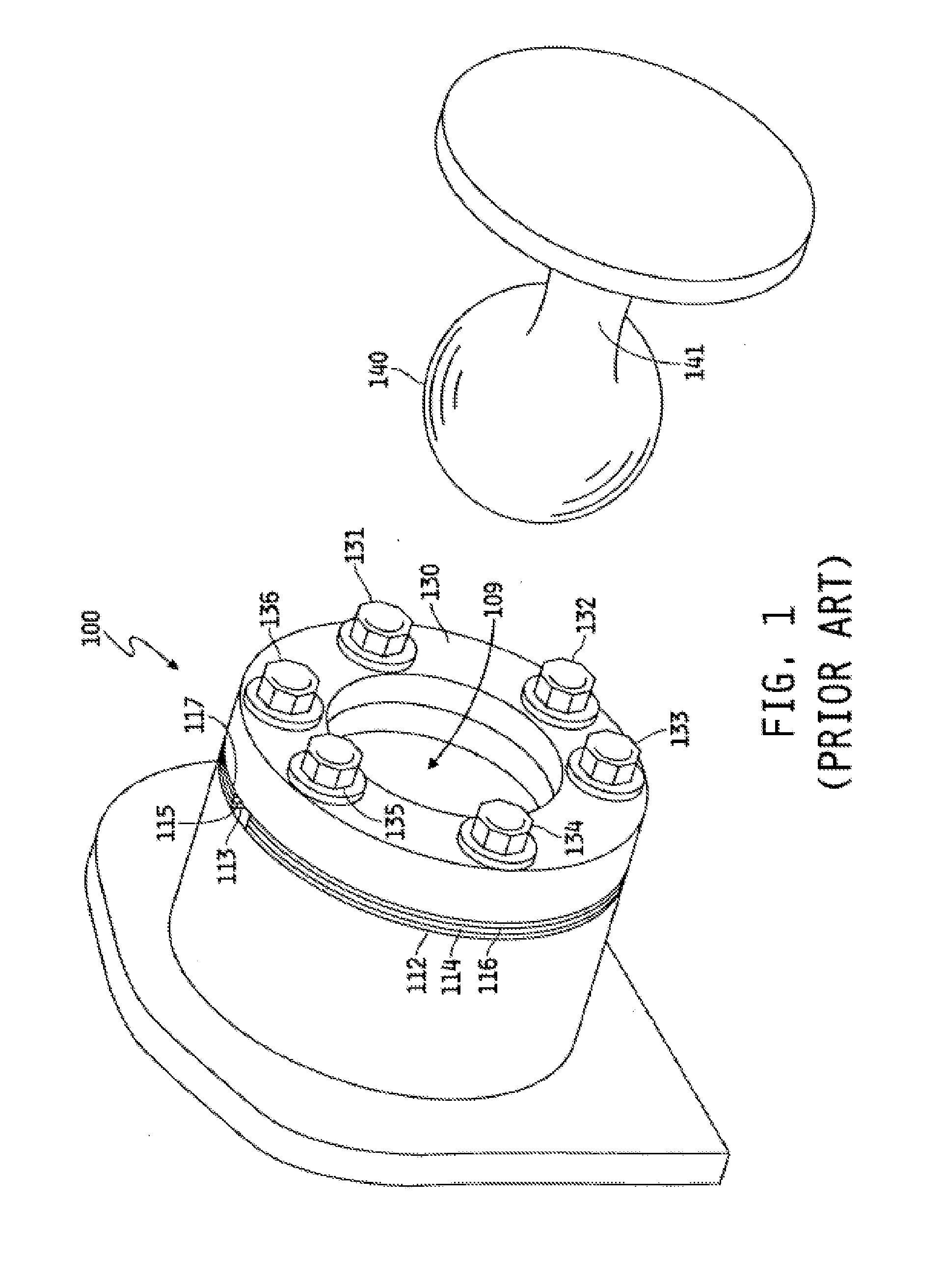 Grease actuated ball and socket joint