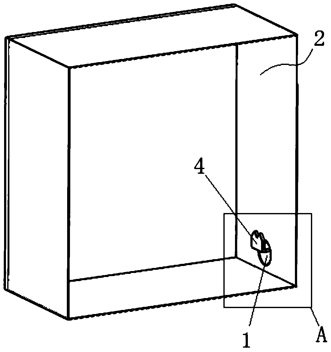 A liquid discharge structure and a closed container with the liquid discharge structure