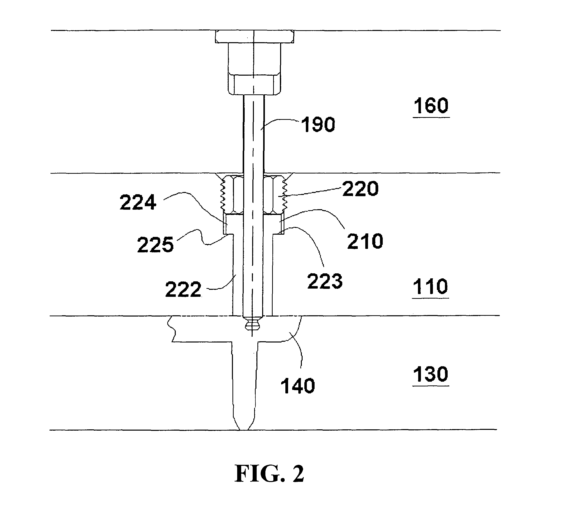 Sucker pin bushing