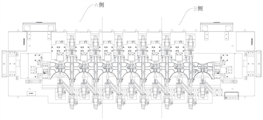 Automatic welding platform for card board assembly and welding positioning method