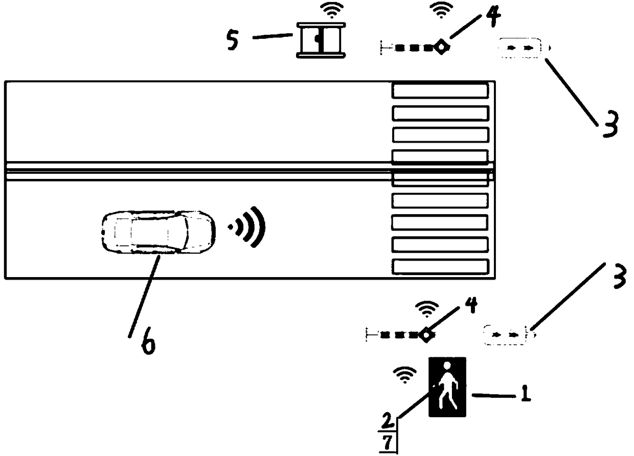 Intelligent traffic device for assisting blind person in going out