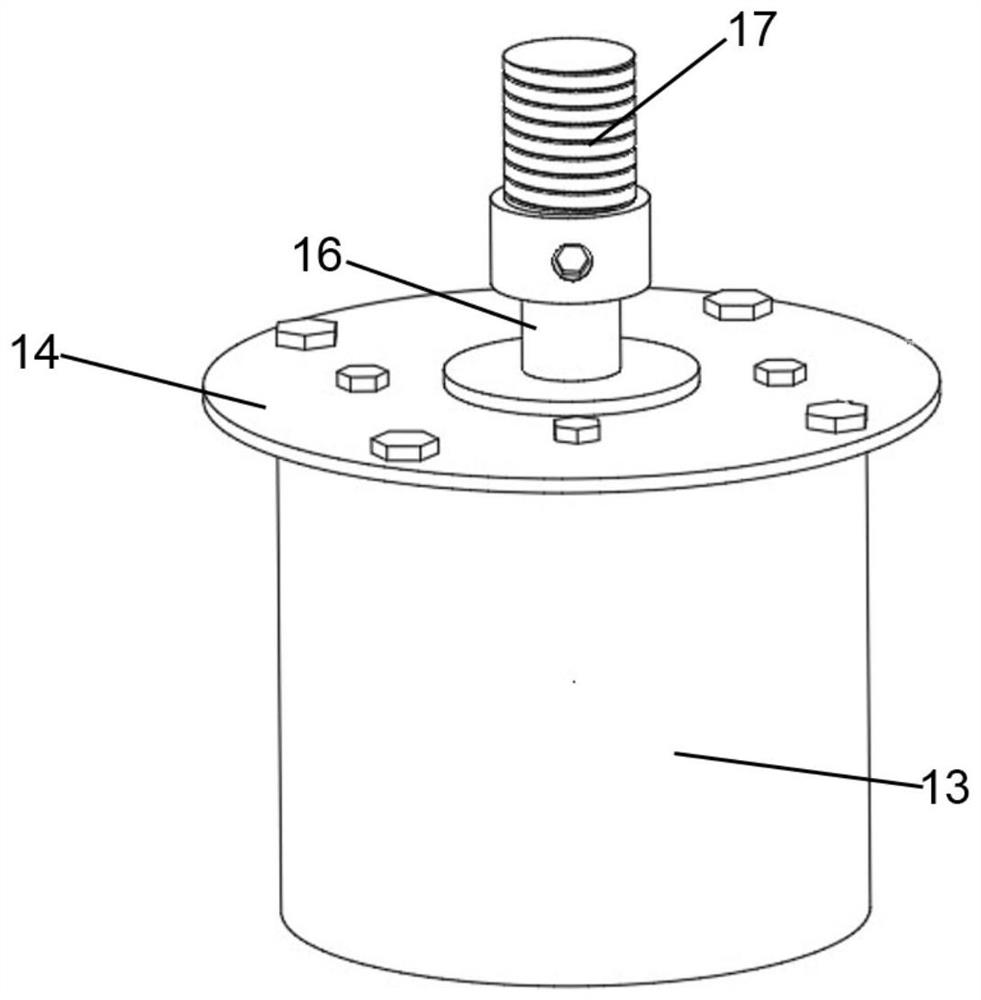 Simple round bar sample surface treatment device