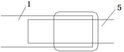 Strong combined transparent multi-angle light-emitting LED light bar and preparation method thereof