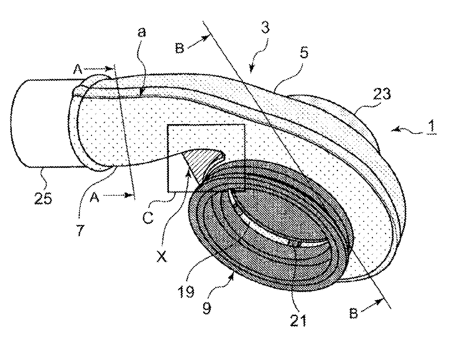 Turbine housing made of sheet metal