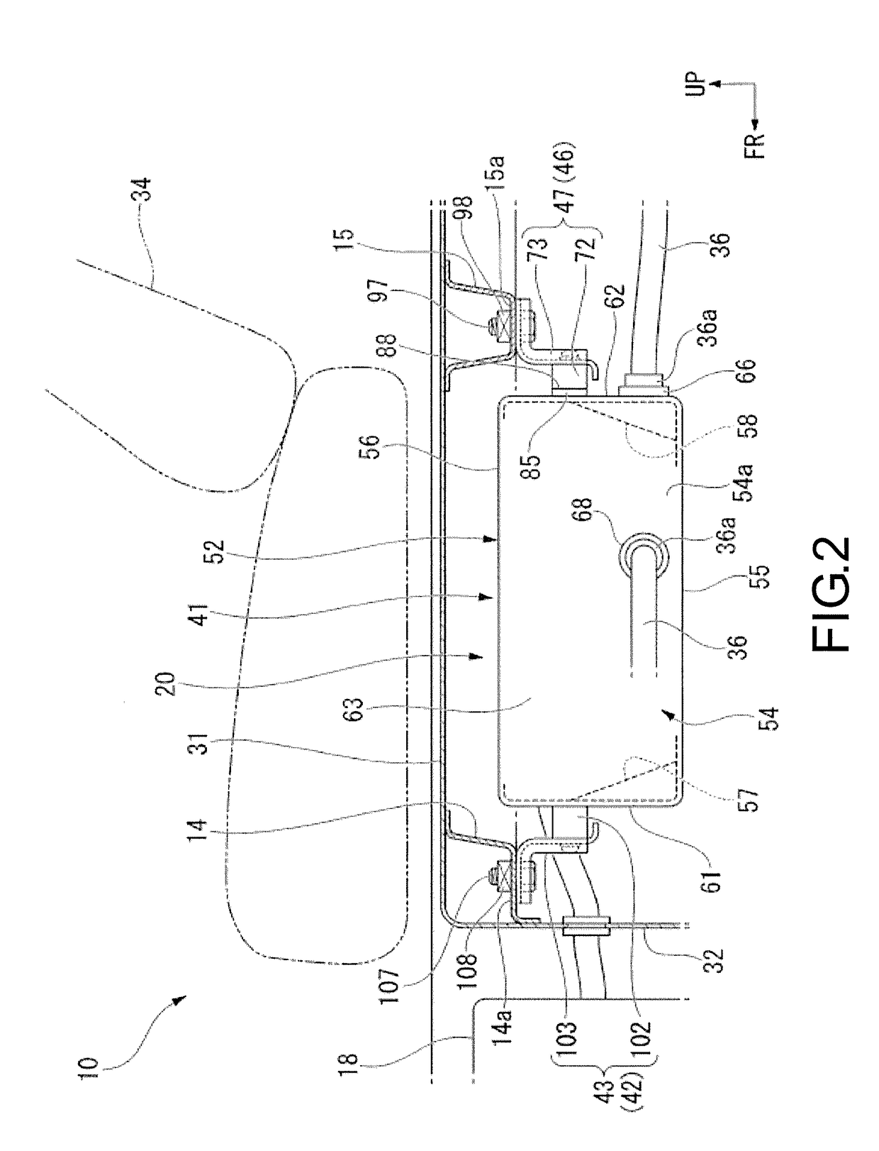 Vehicle body lower structure