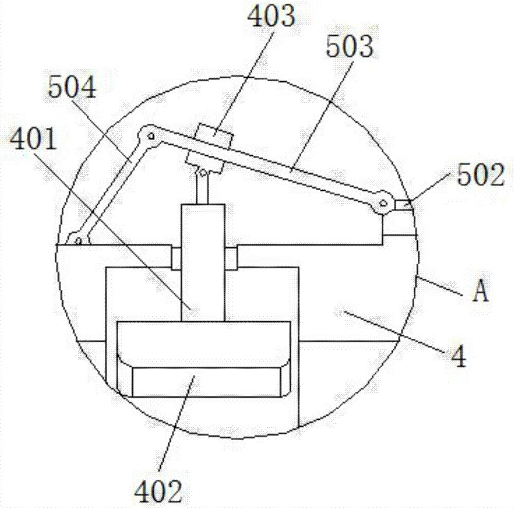 Metal post nail fixing device for department of prosthodontics