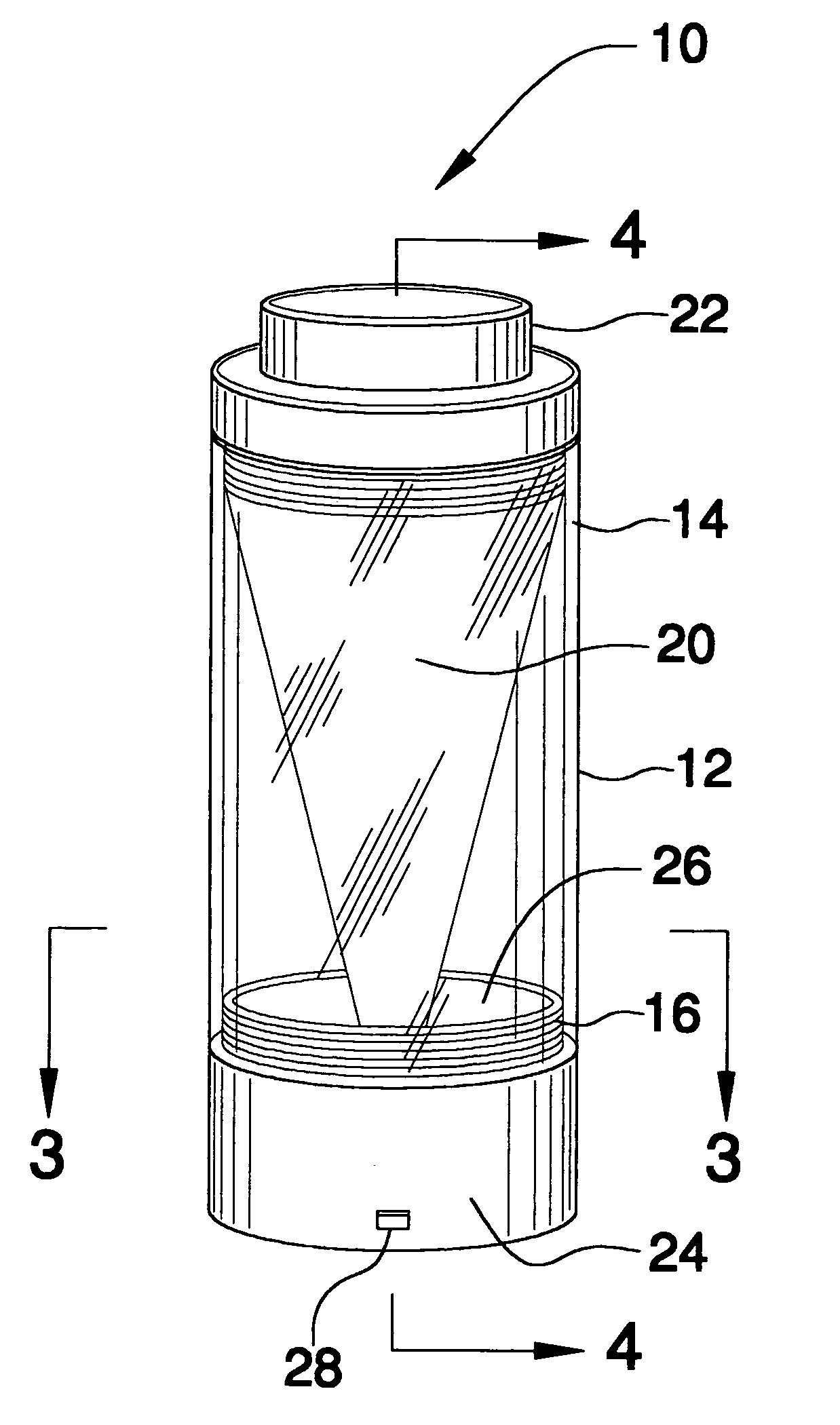 Insulated and luminescent drinking vessel