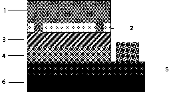 Semiconductor device based on graphene electrode and manufacturing method thereof