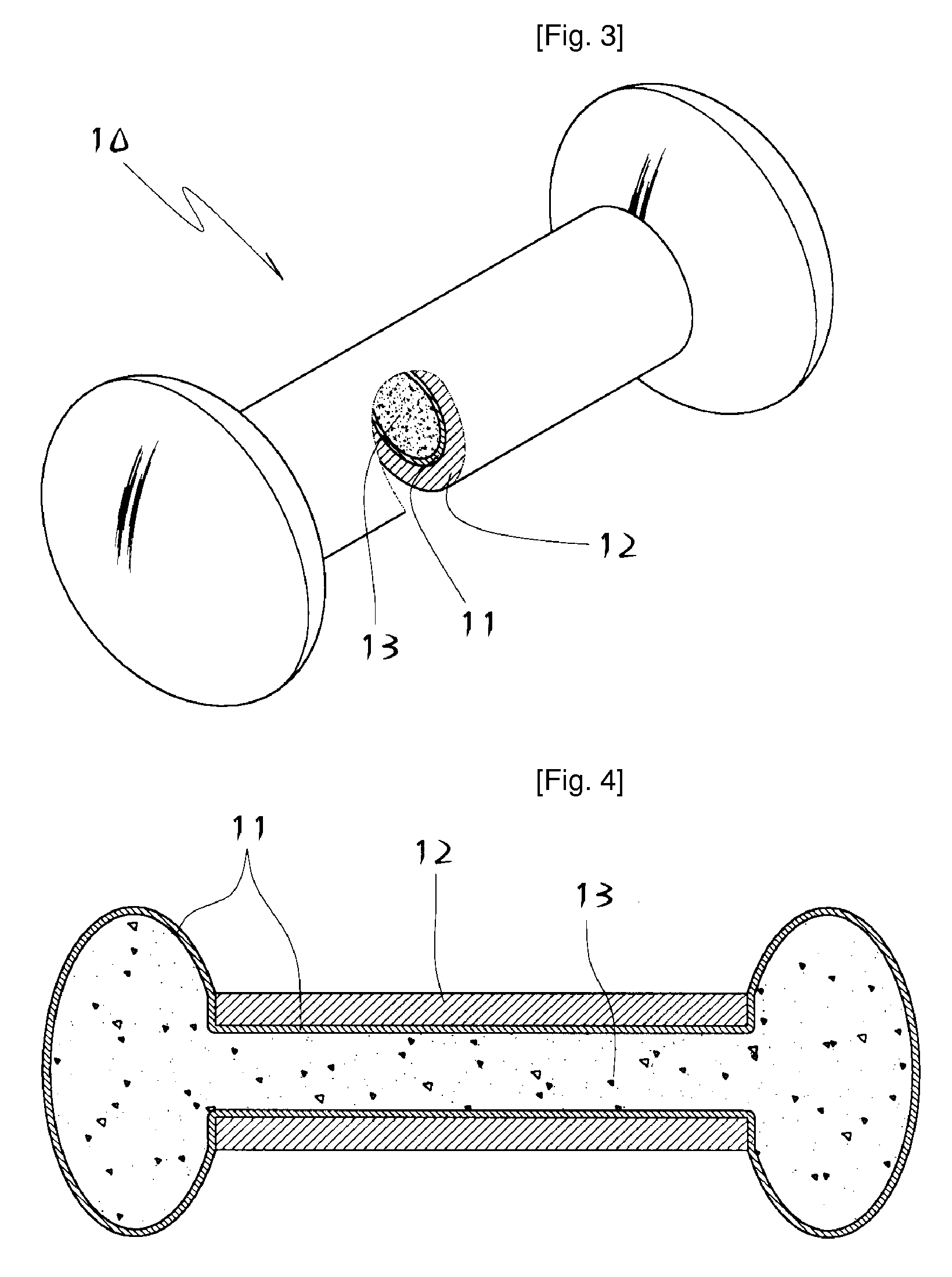 Impact Absorption Possible Dumbbell and Barbell Disk