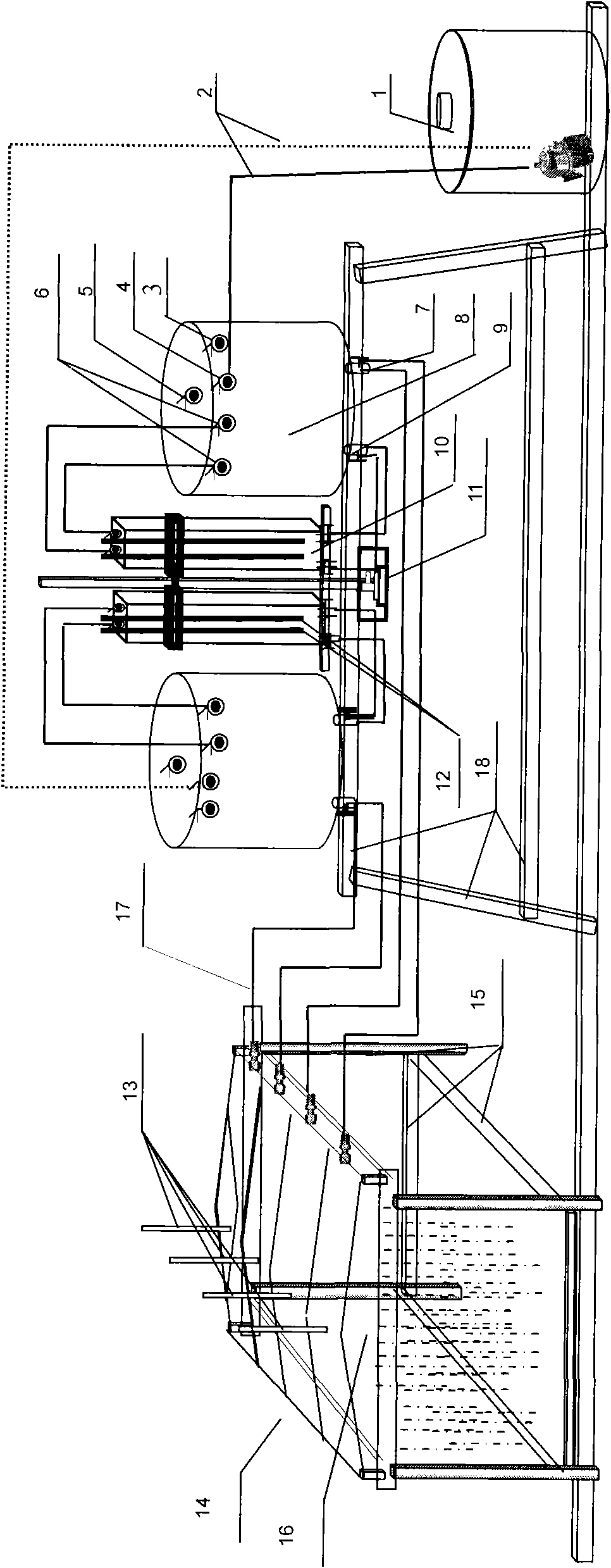 Synthetic water infiltration capability test apparatus for water permeable ground