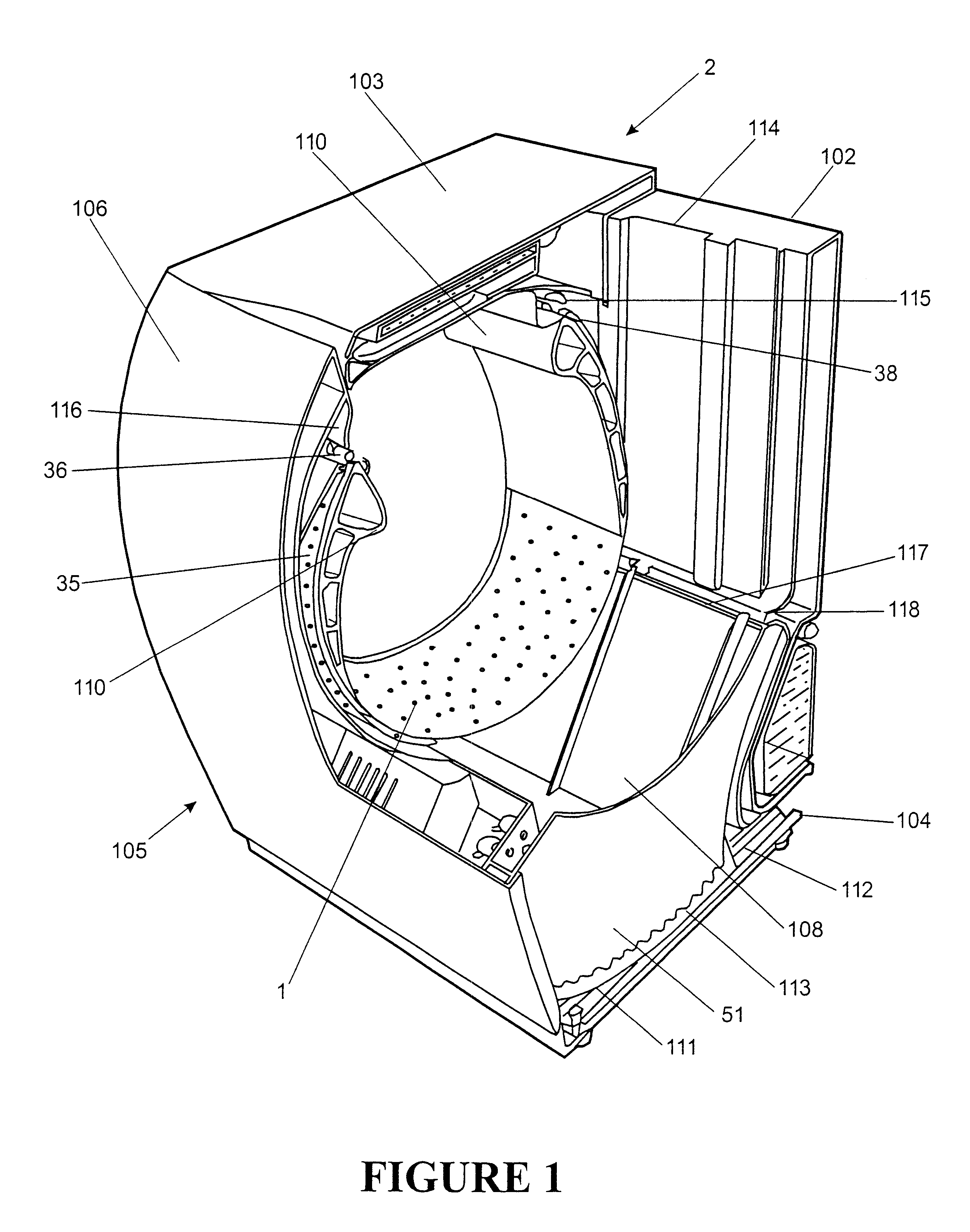 Top loading laundry appliance