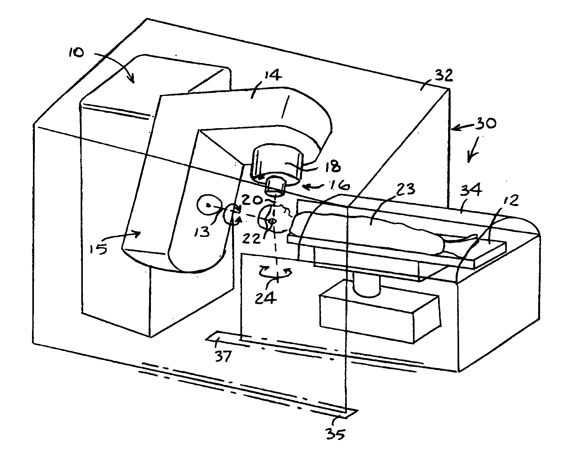 Radiation shield capsule