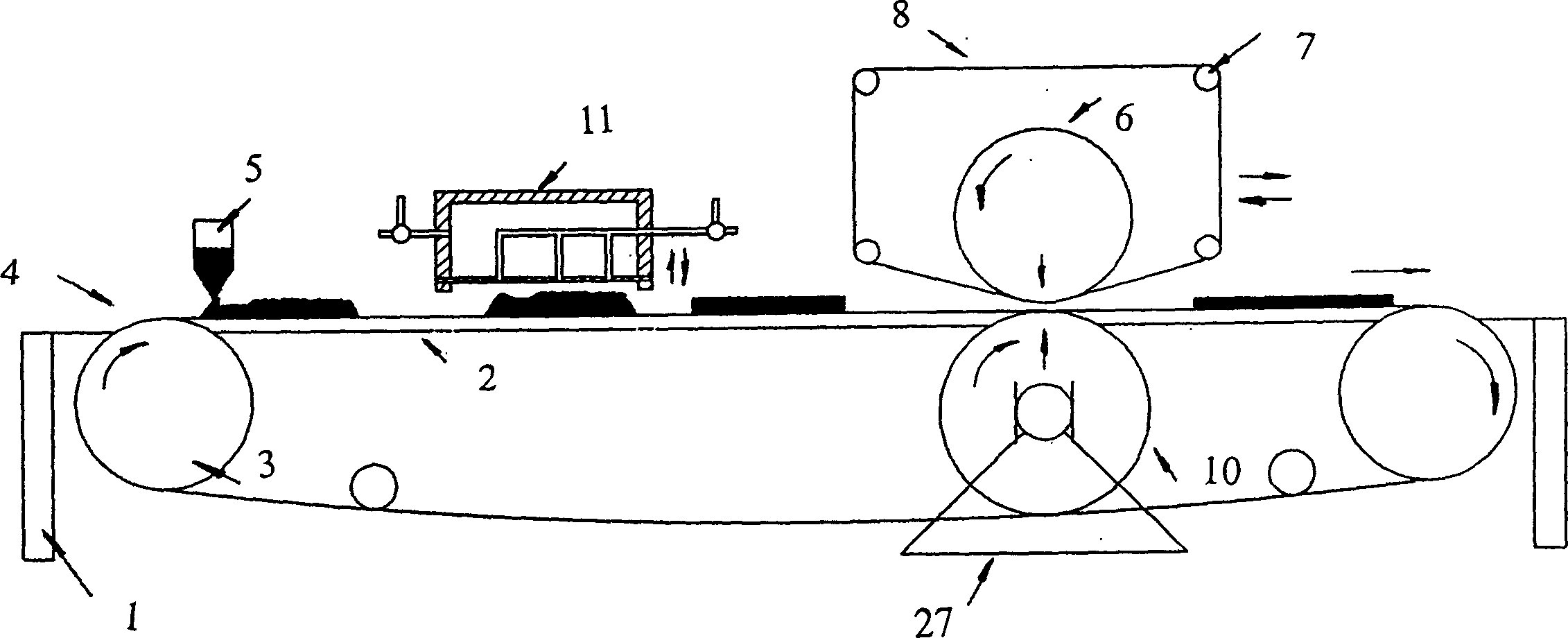 Large size ceramic sheet shaping apparatus and method