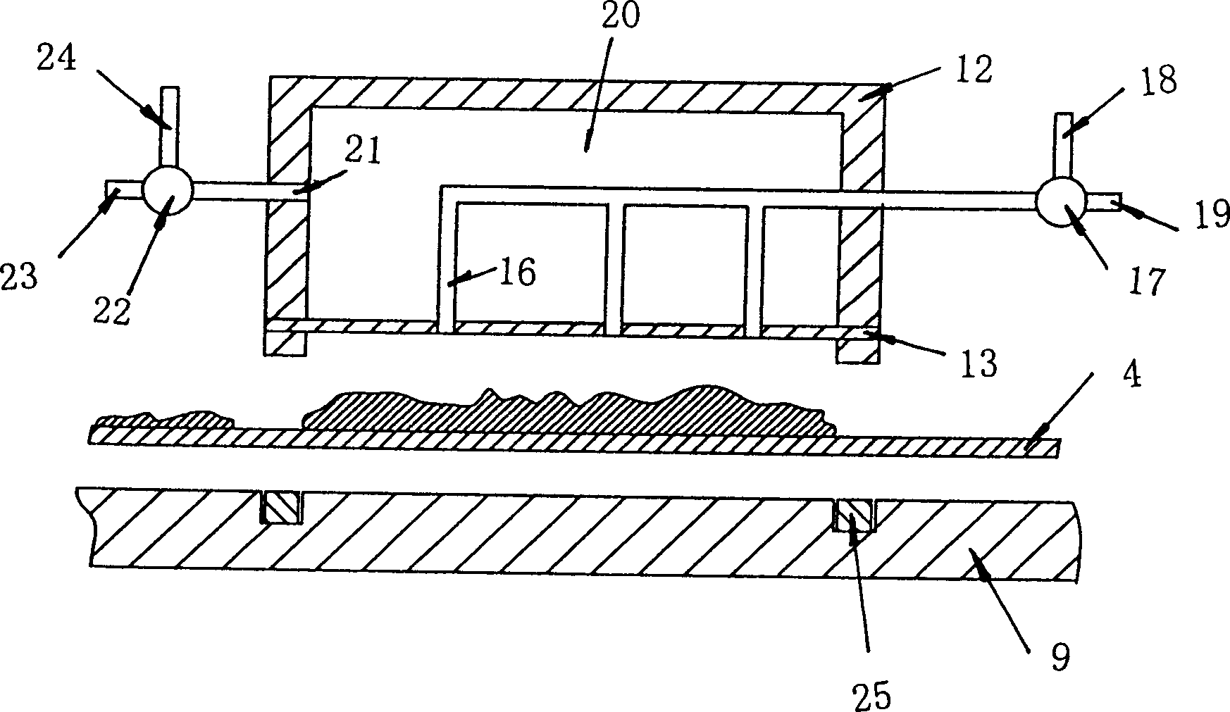 Large size ceramic sheet shaping apparatus and method