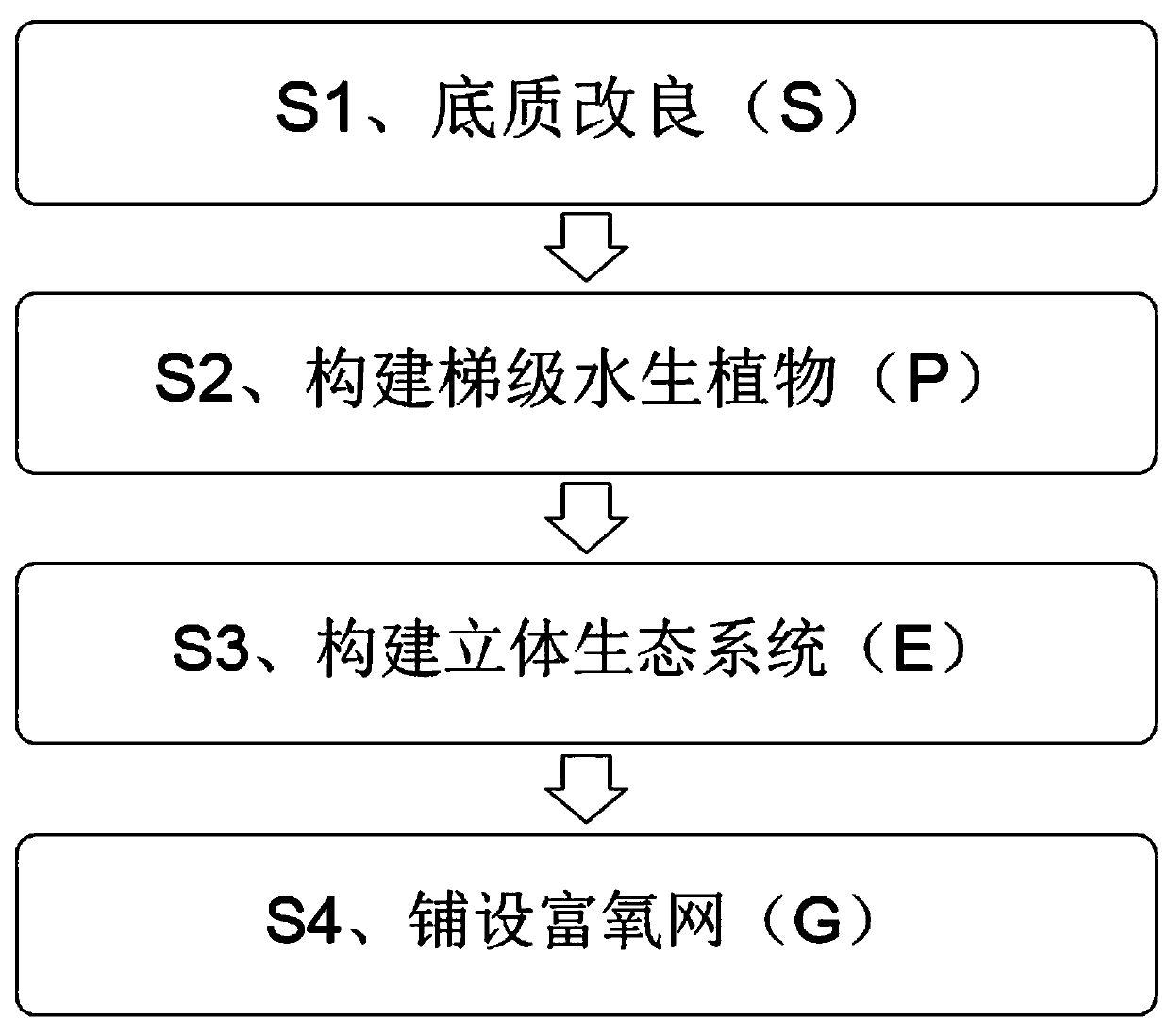 SPEG biological migration small and micro water body treatment and restoration method and system