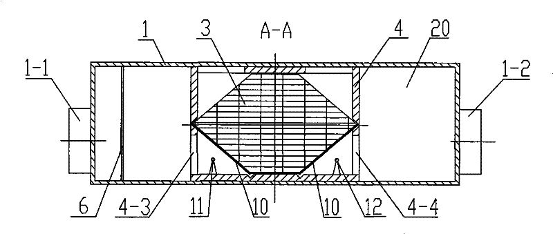 Air and air energy recovery ventilation device with bypass defrost function