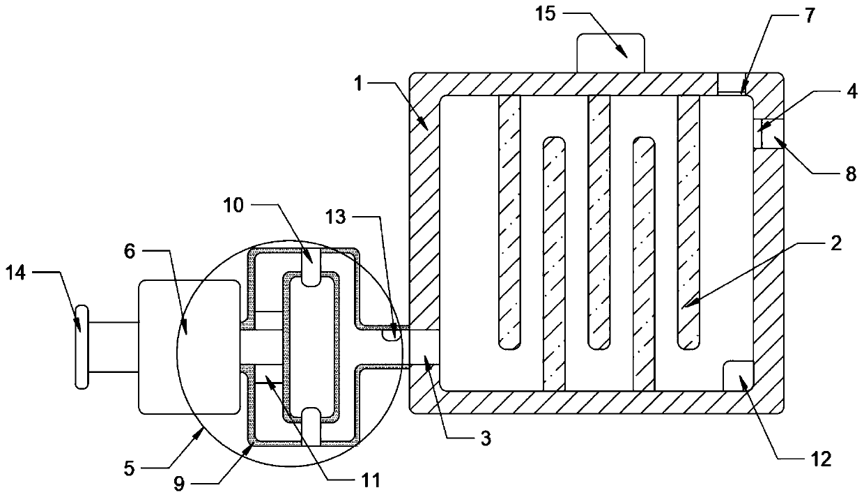 Energy-saving circulating granary dryer based on electric heating