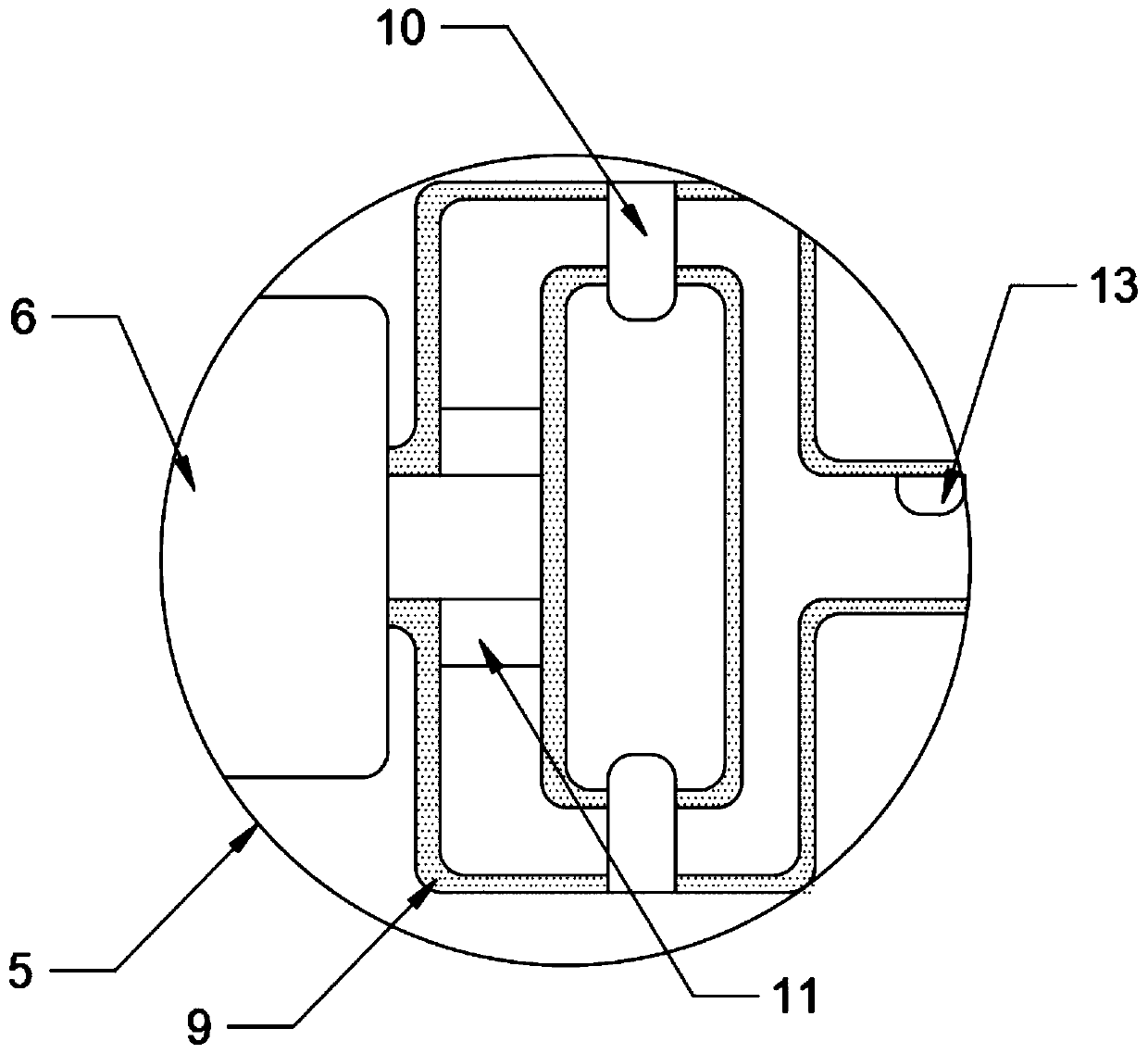 Energy-saving circulating granary dryer based on electric heating