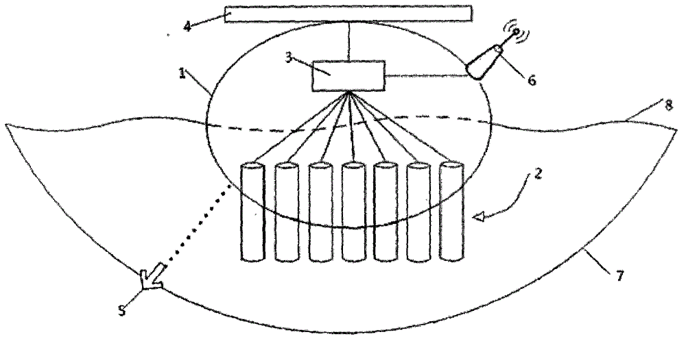 Self-powered water quality compound detecting terminal