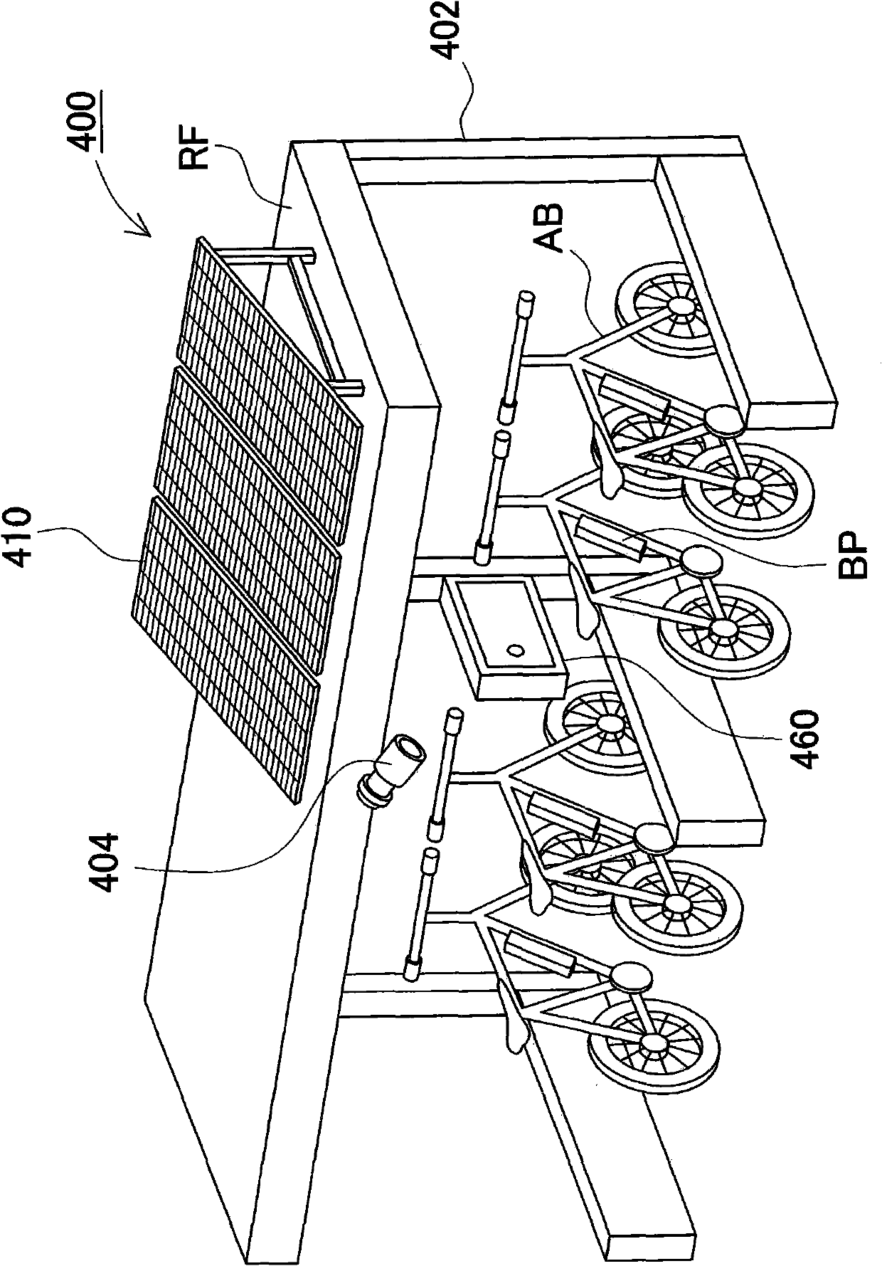 Solar cell power supply device and rechargeable battery solar charging method