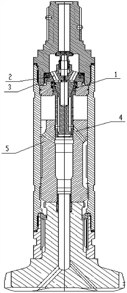 An impactor gas distribution device and a matching impactor