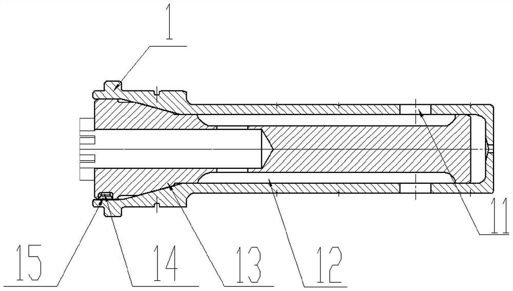 An impactor gas distribution device and a matching impactor