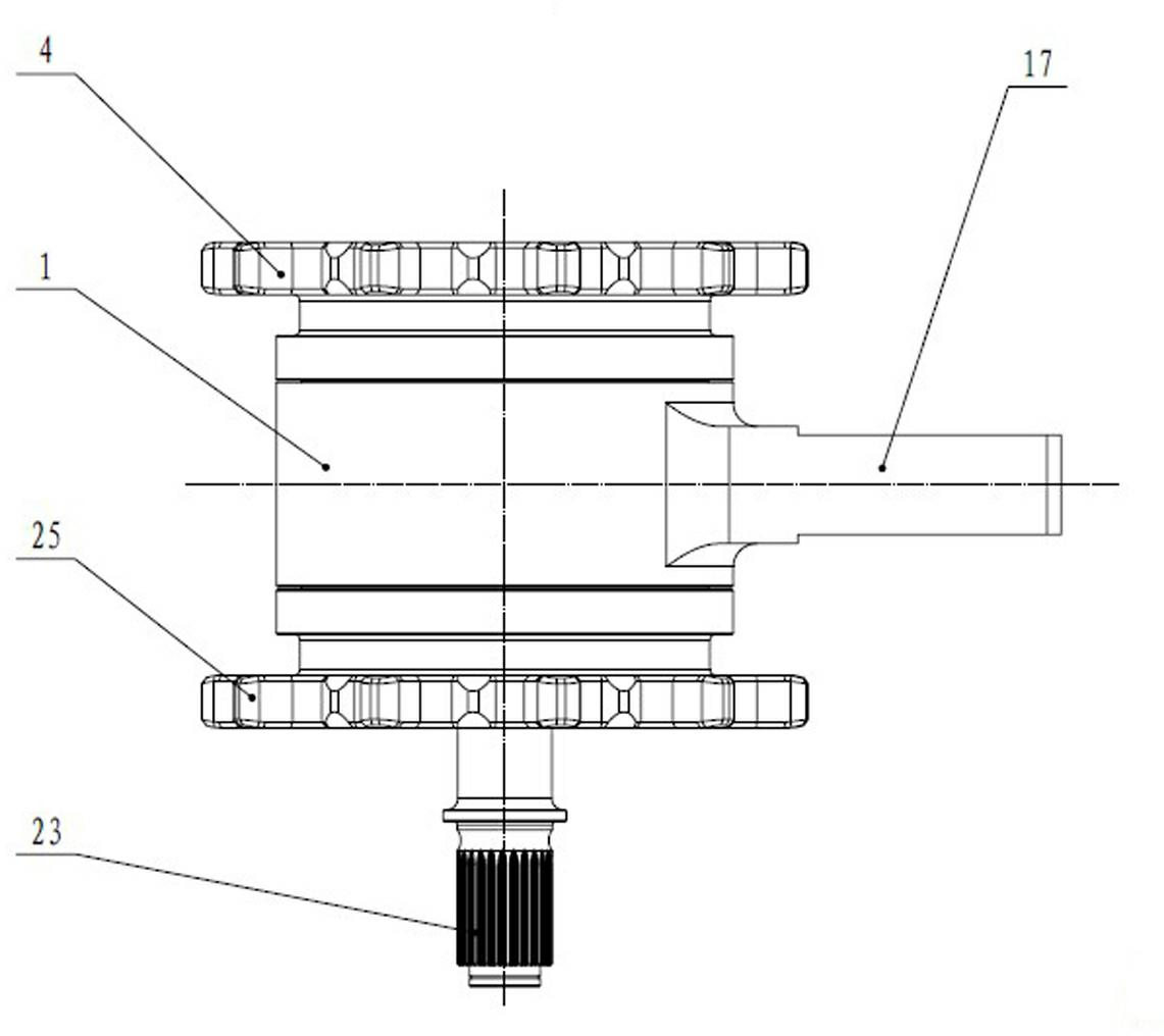 High reliability bearingless planetary transmission