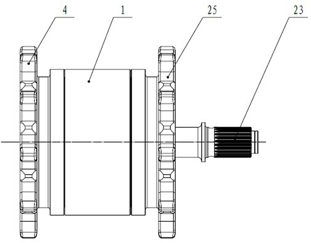 High reliability bearingless planetary transmission