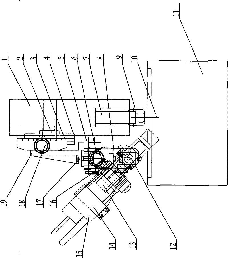 CCD camera monitoring module of ultrafine electric spark machine tool