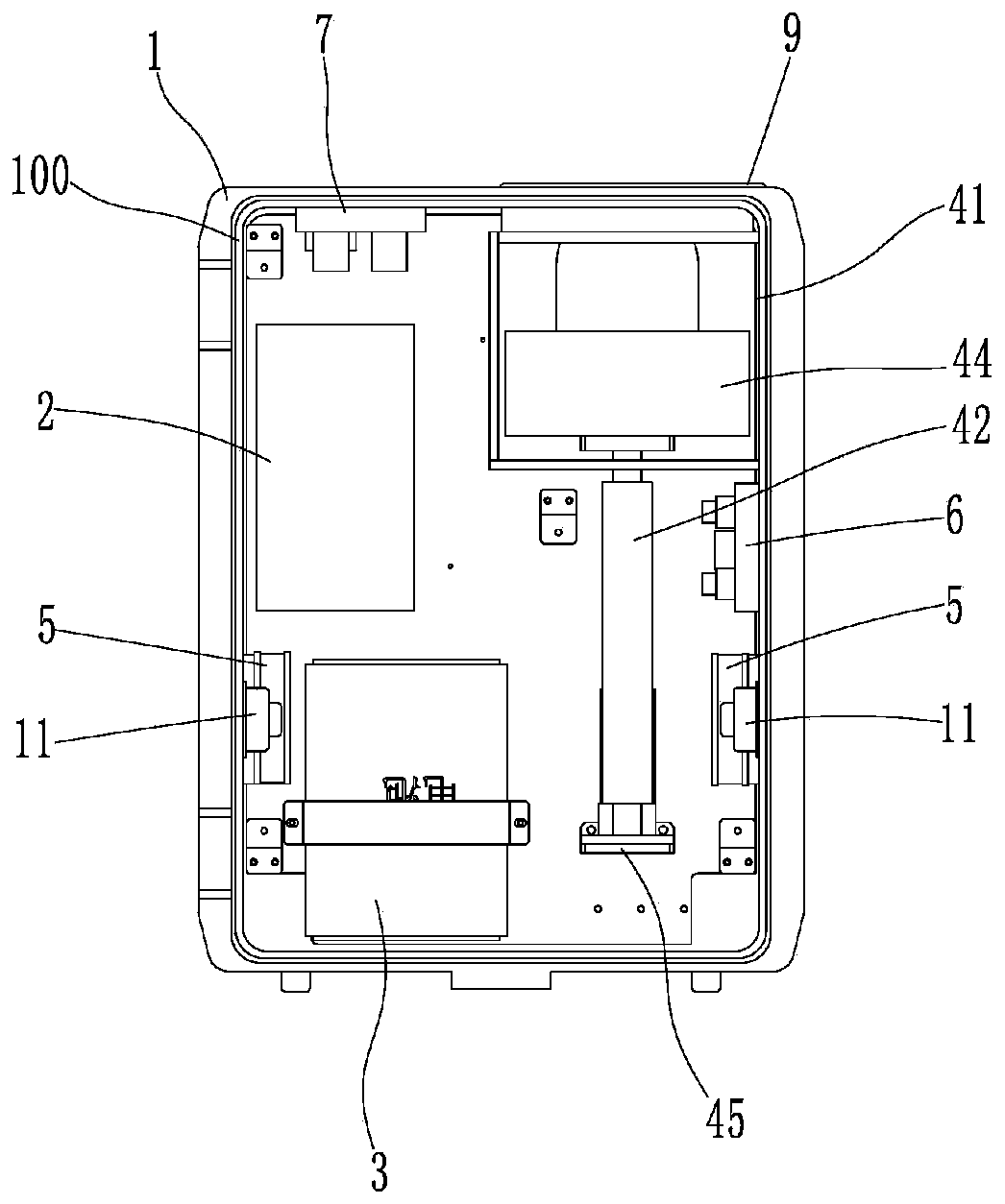 Portable field monitoring device