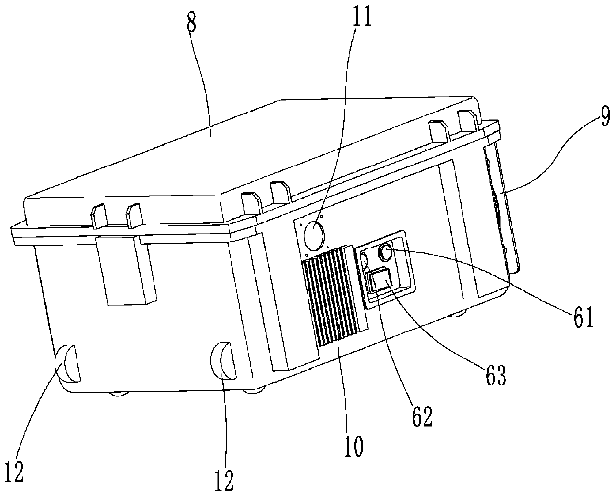 Portable field monitoring device