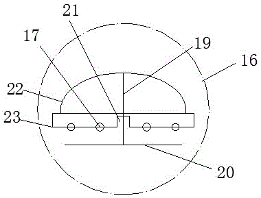 Street lamp device capable of rotating and moving