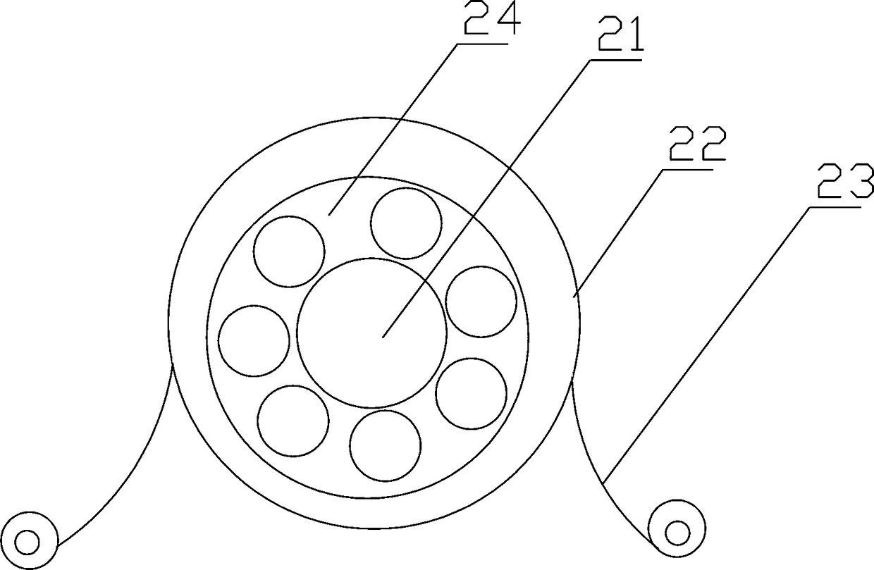 Preformed fitting installation tool of power transmission line