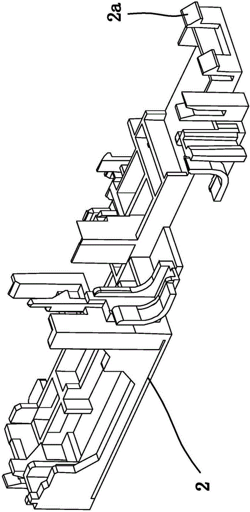 Buckling type LED drive power supply box and production method thereof