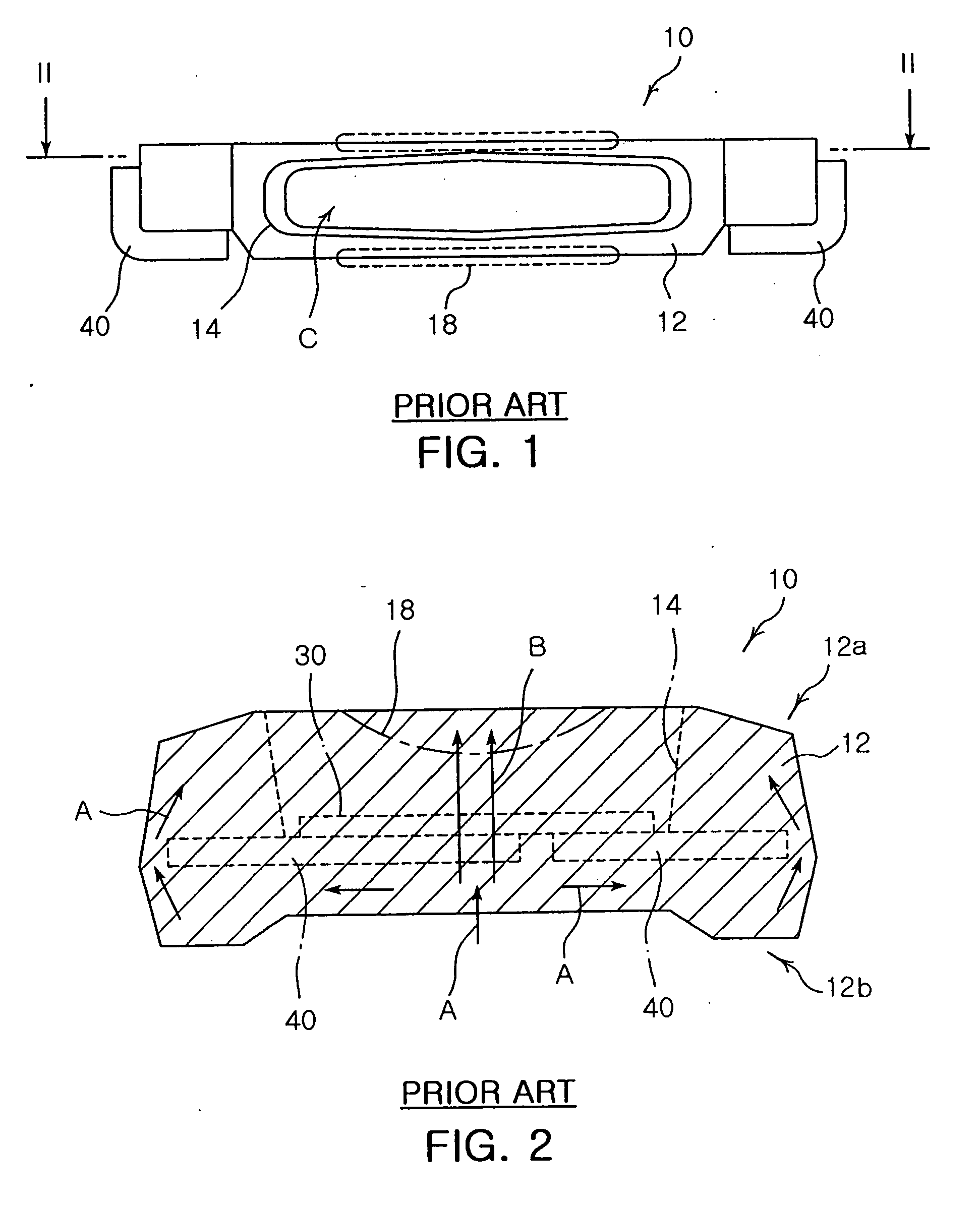 Side view LED package having lead frame structure designed to improve resin flow