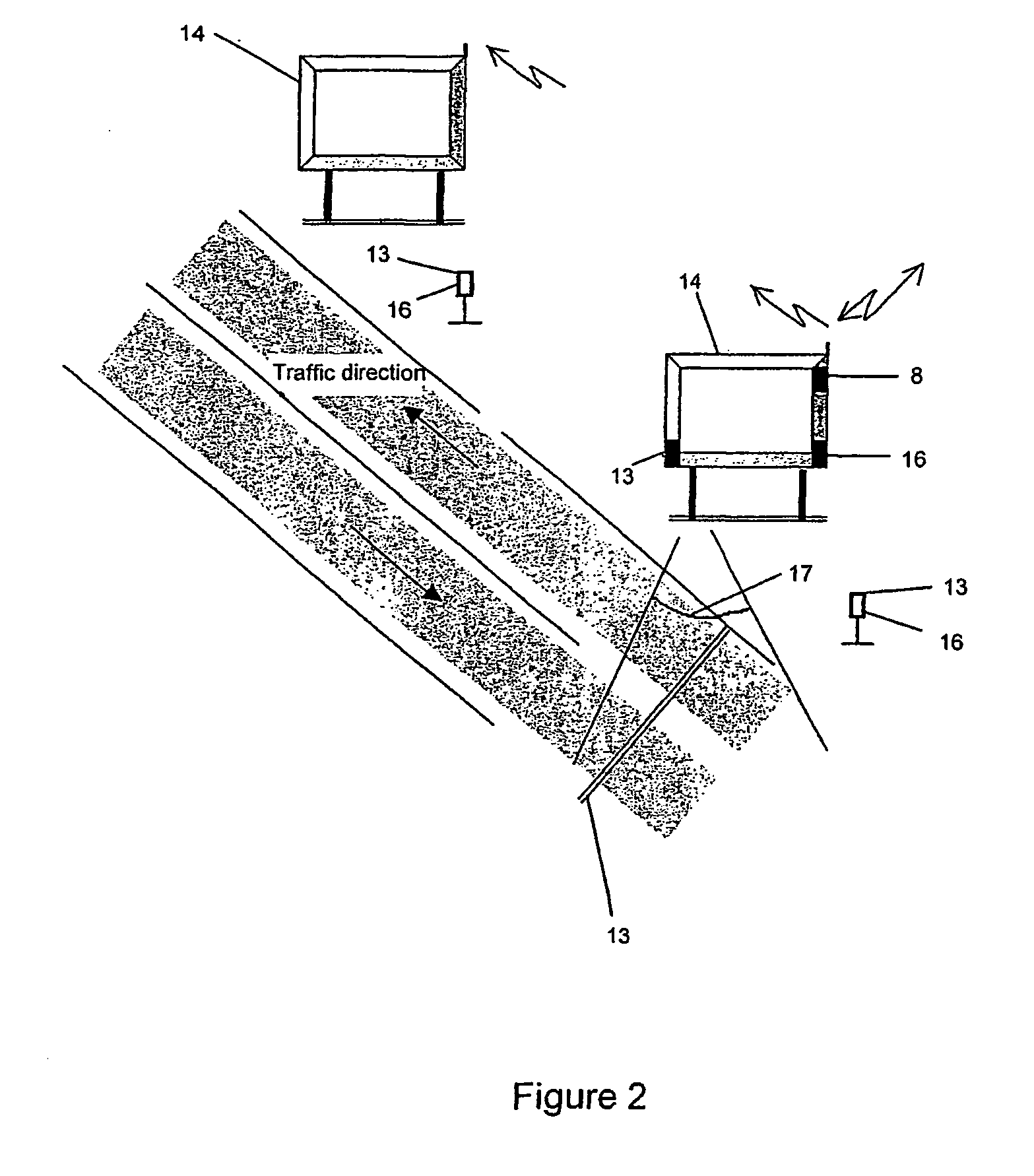 Intelligent and time varying out of home information or advertising system