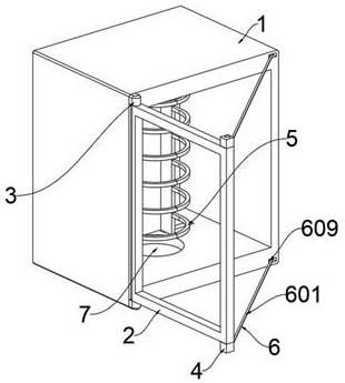 Fixed fire extinguisher cabinet capable of conveniently replacing fire extinguisher