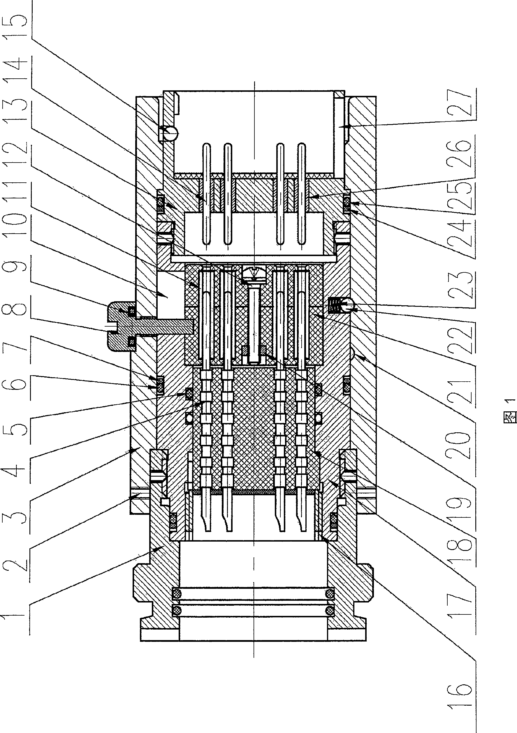 Underwater anti-short circuit separate electric connector