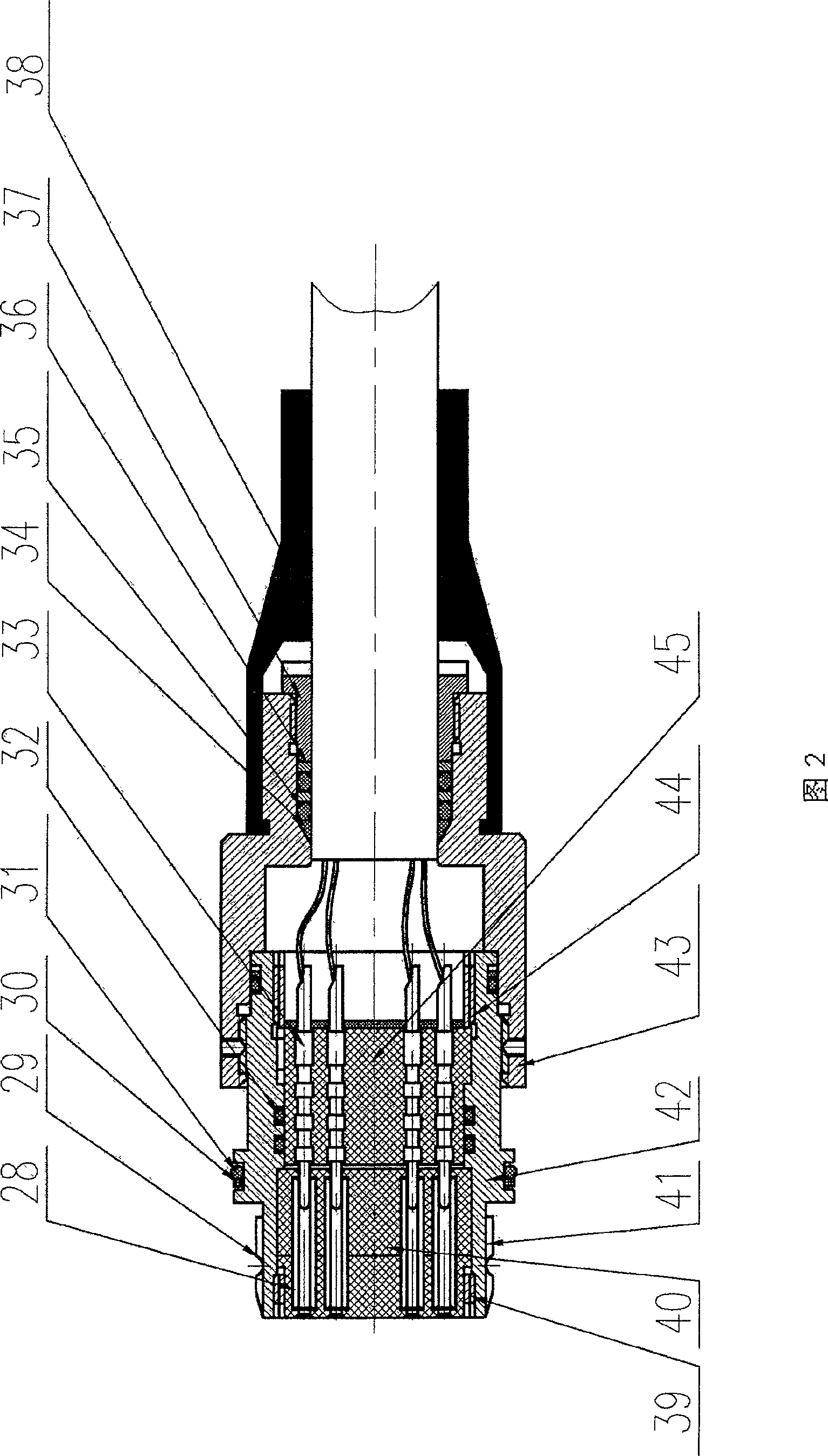 Underwater anti-short circuit separate electric connector