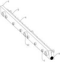 Powder laying device suitable for metal selective laser melting forming equipment