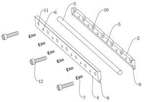 Powder laying device suitable for metal selective laser melting forming equipment